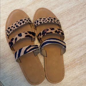 Sunny Feet animal print Sandals
